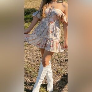 Floral Off-Shoulder Dress